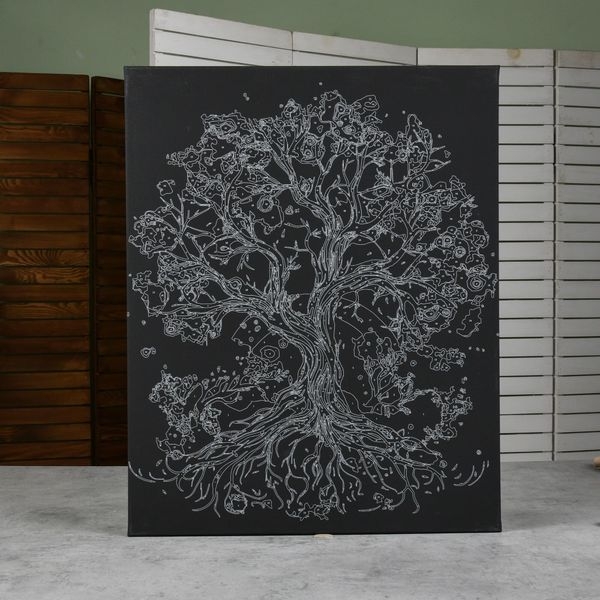 "Дерево змін #1": Проєктивна картина за номерами